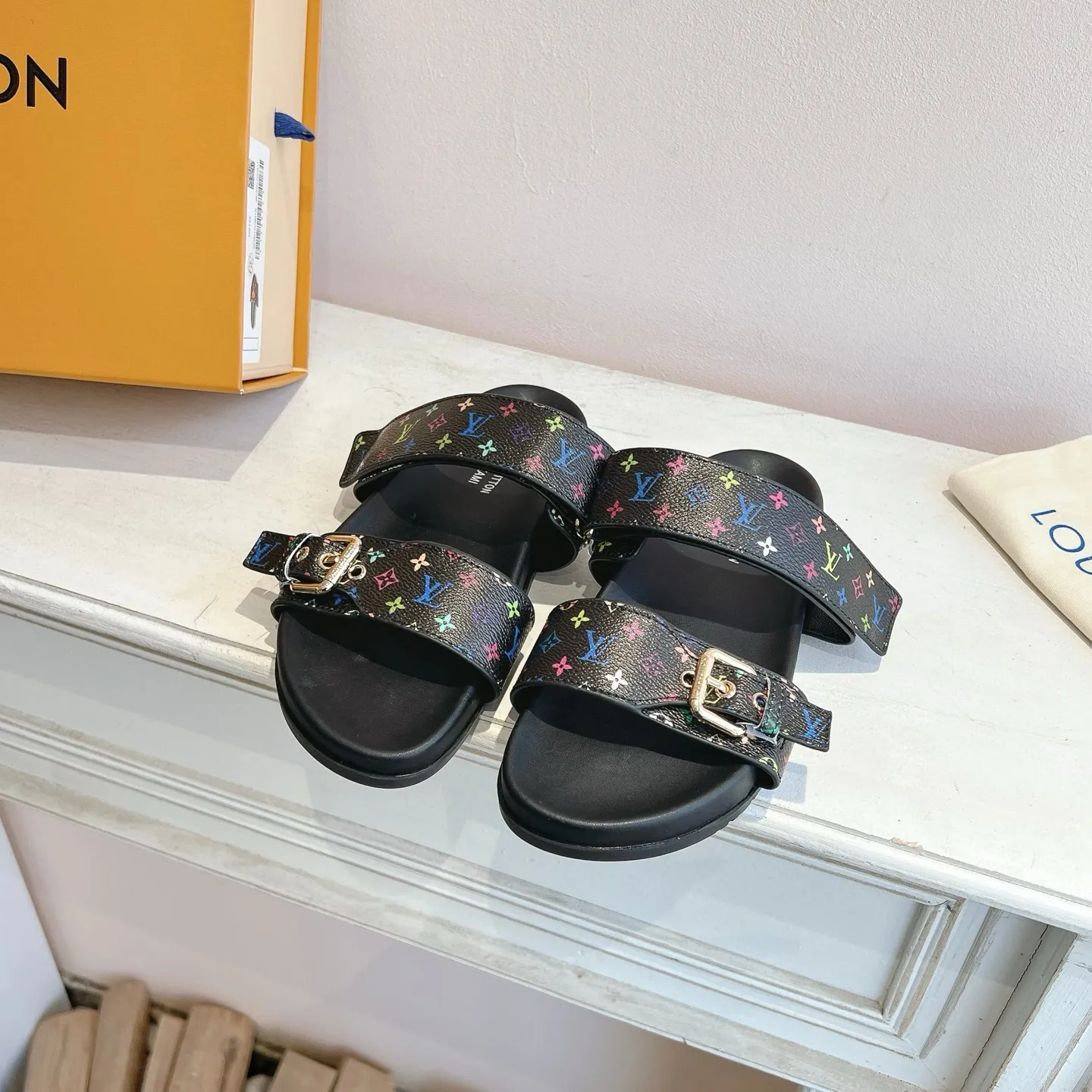 👟👟Ex-factory price 380👟👟 Lv summer boat trailer series, 35-45 with full package
